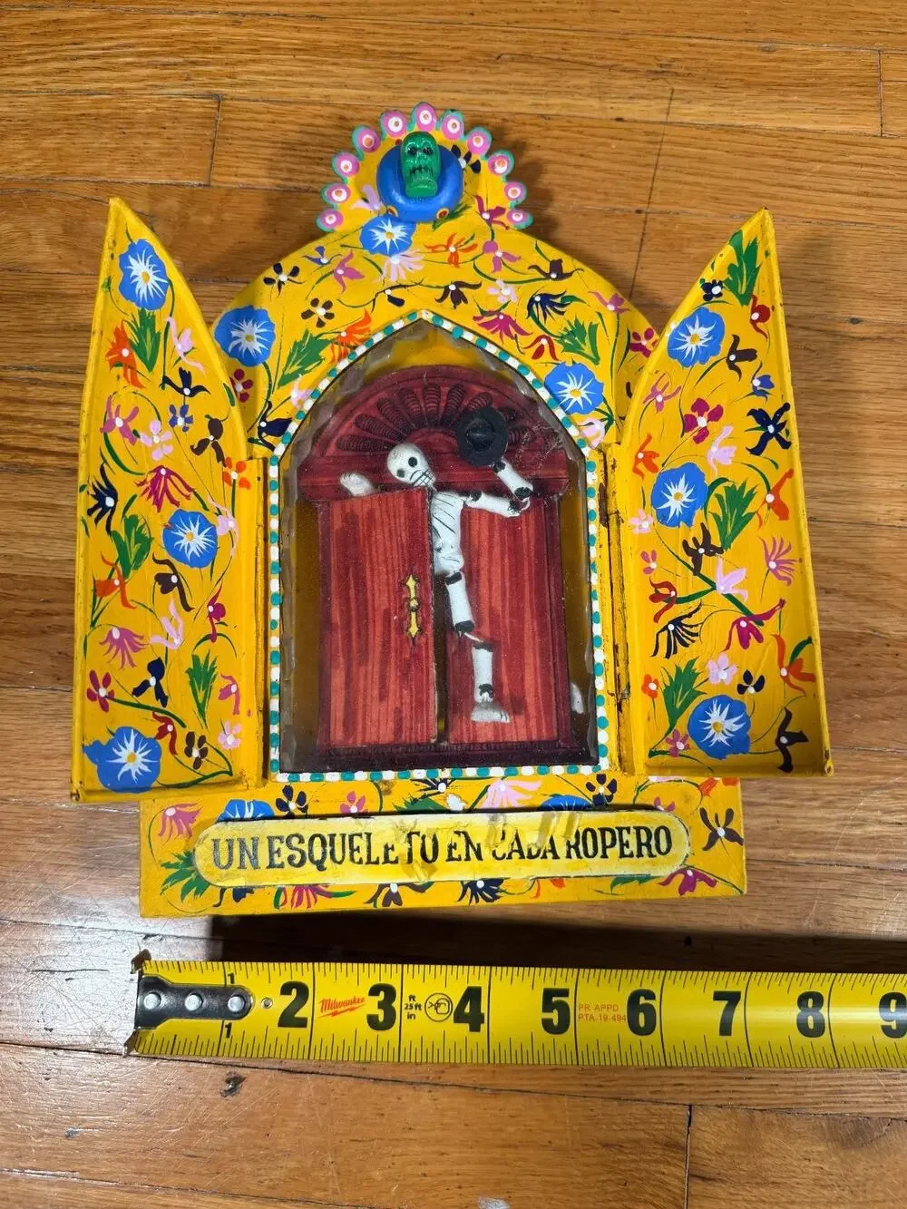 Cielito Lindo Estudio Mexican Folk Art Skeleton Nicho Day of Dead Handmade Mexic
